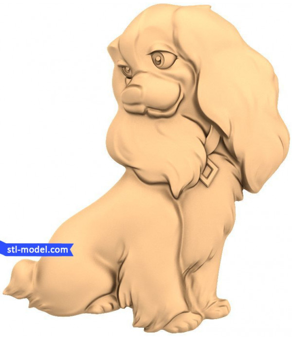 Character "Dog" | STL - 3D model for CNC machine