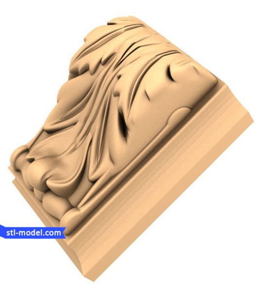 Leaf Swirl Corner Decor