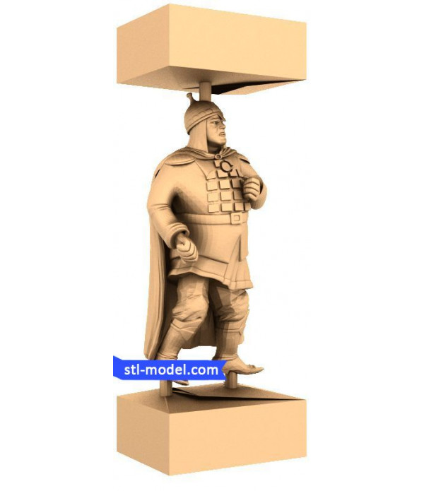 Russian "Pawn #8" | STL - 3D model for CNC