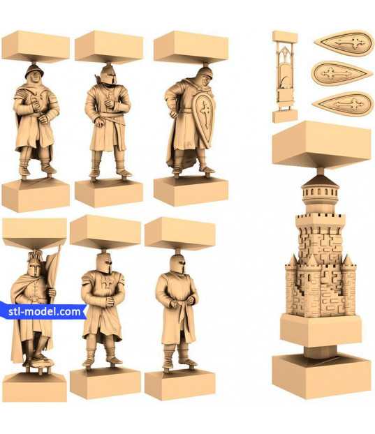 Medieval Guardians Chess Set