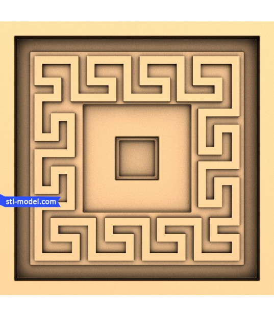 Greek Key Design Panel