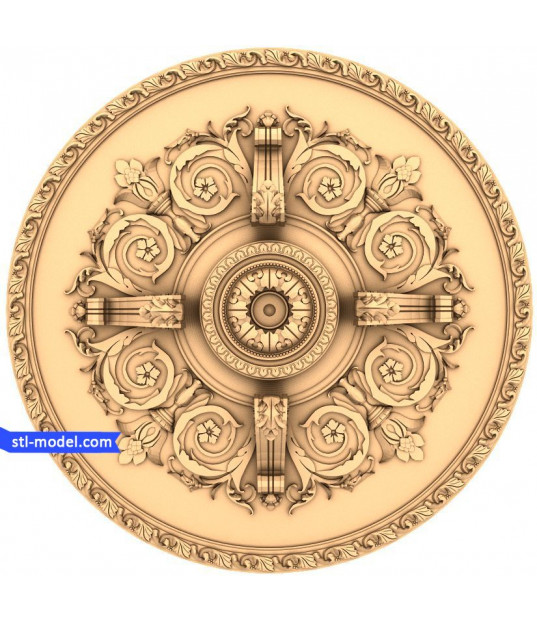 Baroque Floral Medallion