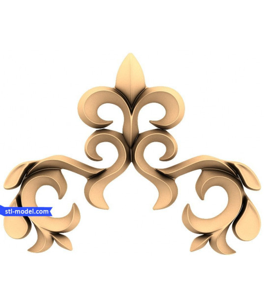 Elegant Fleur-de-Lis Scroll