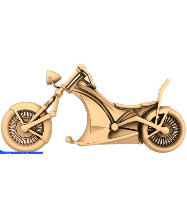 Bas-relief "Bike" | STL - 3D model for CNC