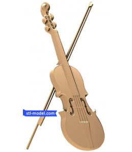 Bas-relief "Violin" | STL - 3D...