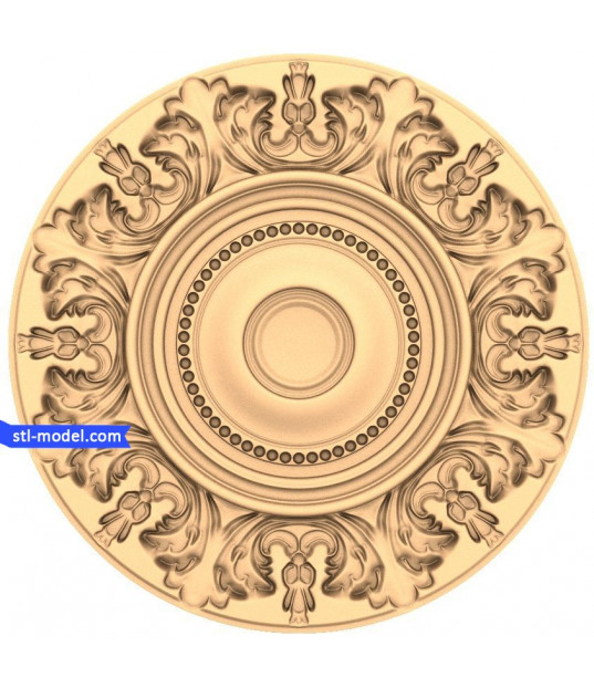 Baroque Rose Relief