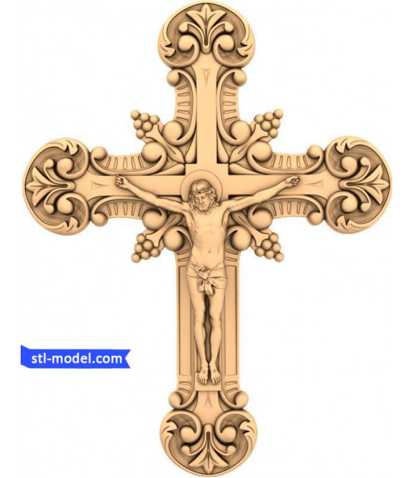 Cross "Crucifixion #10" | STL - 3D model for CNC