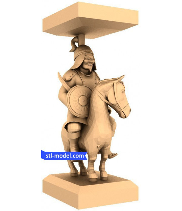 Mongols "Horse #1" | STL - 3D model for CNC