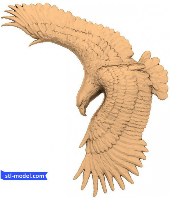 Character "eagle #3" | STL - 3D model for CNC