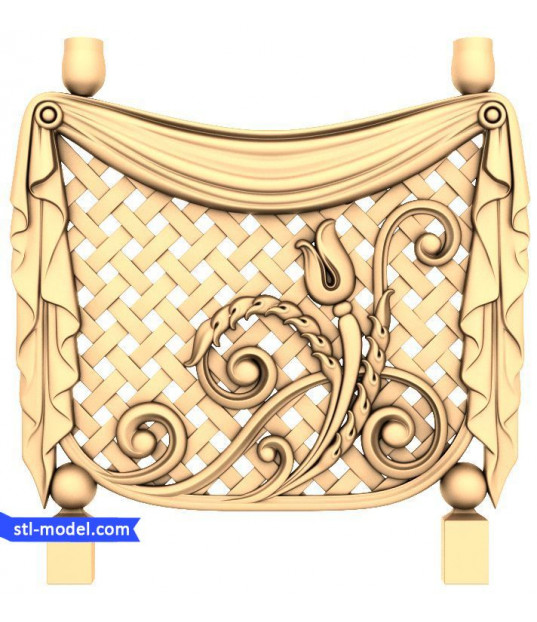 Floral Lattice 3D Panel