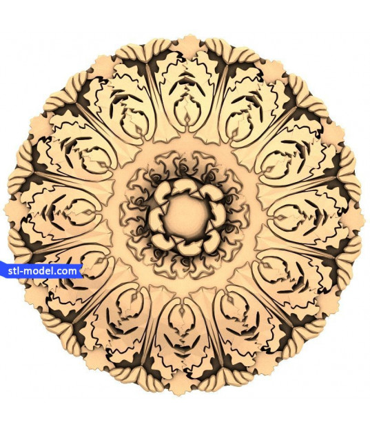 Regal Acanthus Rosette