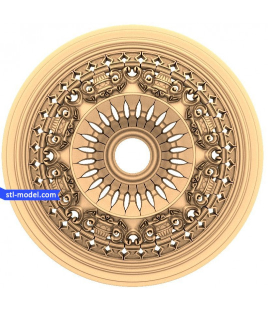 Radiant Ornamental Rosette