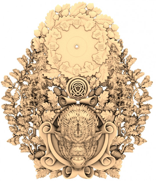 Wild Boar Clock Face