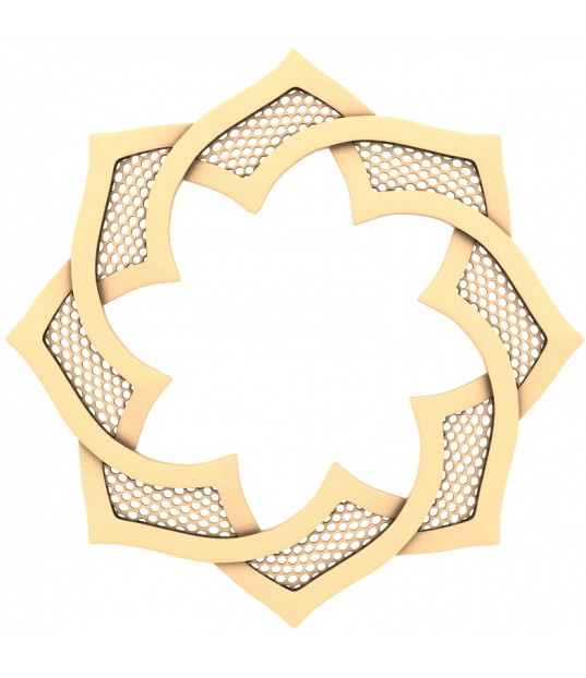 Floral Interlace Panel
