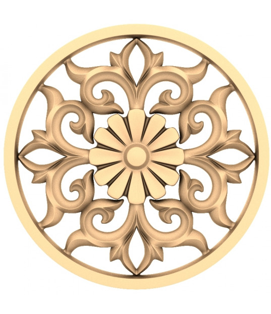 Elegant Floral Medallion