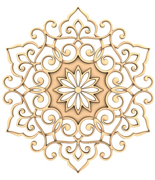 Floral Elegance 3D Panel