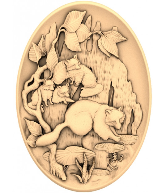 Forest Fox Family