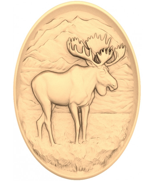 Majestic Moose Landscape