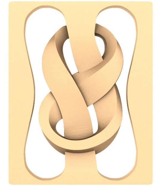 Elegance Knot 3D Panel