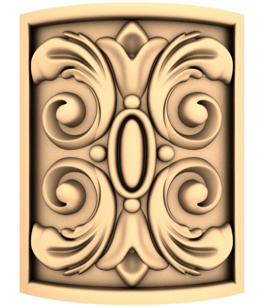 Baroque Flourish Panel