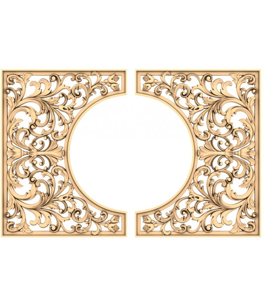 Majestic Acanthus Corner Decor