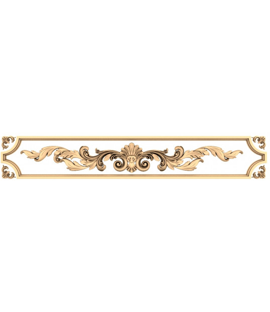 Baroque Flourish Panel