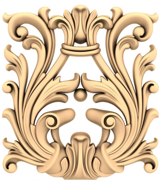 Regal Acanthus Flourish