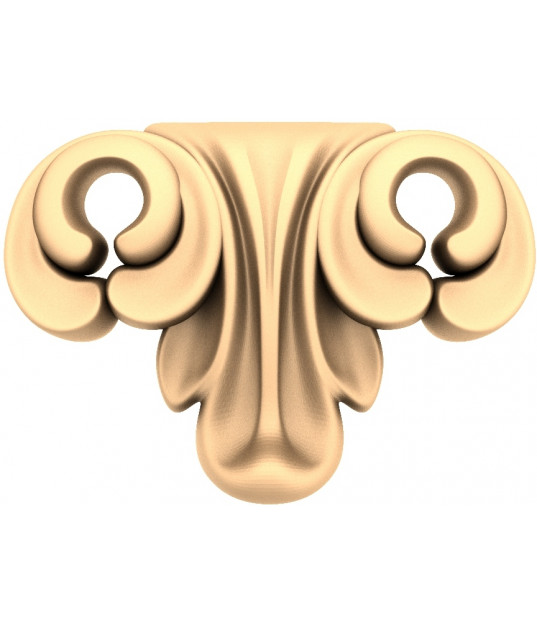 Baroque Leaf Corner Decor