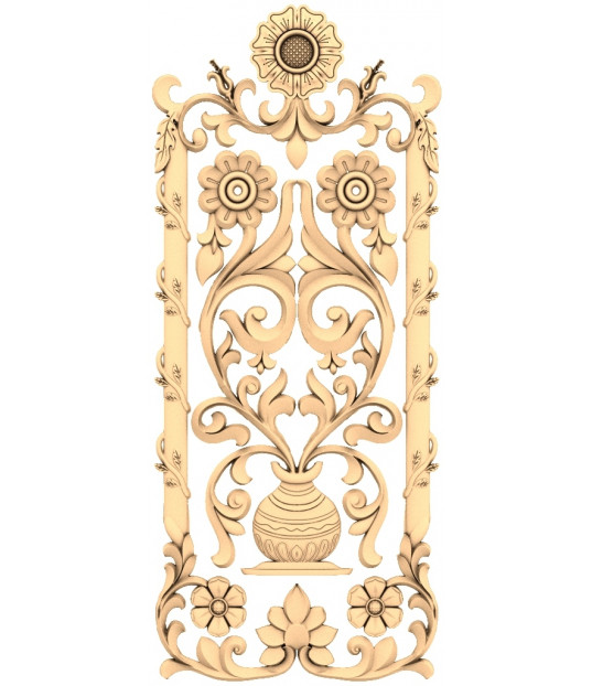 Floral Harmony Panel