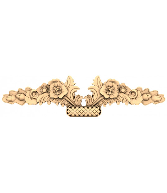 Floral Elegance Pediment