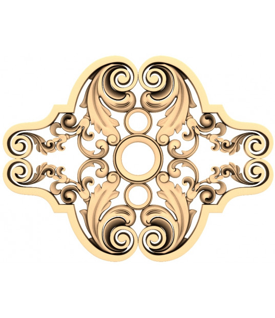 Baroque Flourish Panel