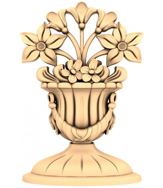Floral Urn Ornament