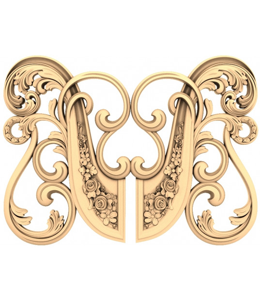 Floral Elegance 3D Decorative Panel
