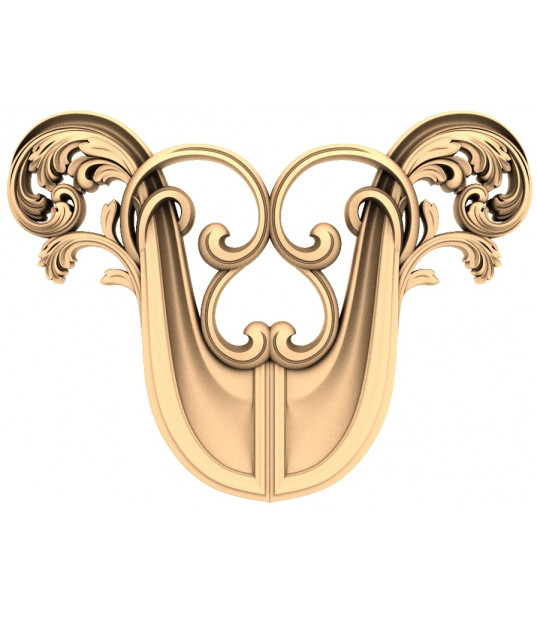 Baroque Flourish Crest