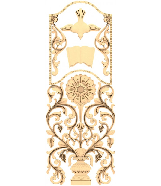 Floral Harmony Decorative Panel