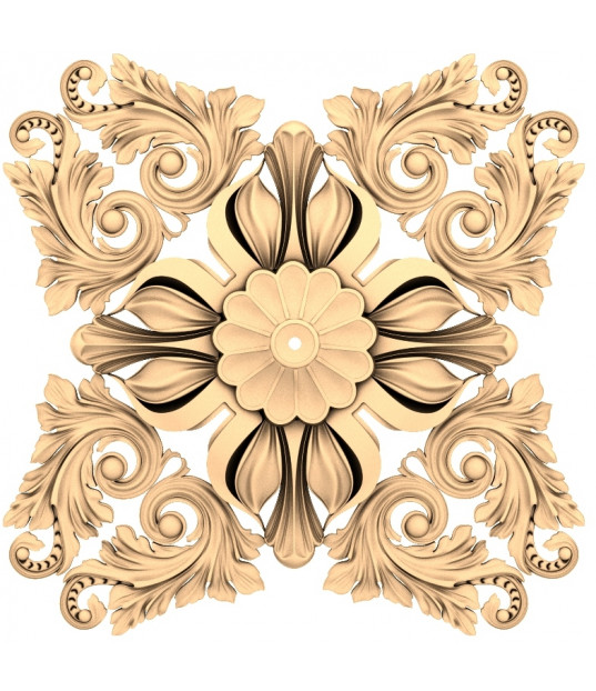 Floral Elegance Relief