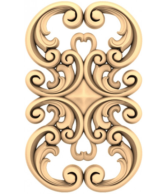 Ornate Swirl Decorative Panel