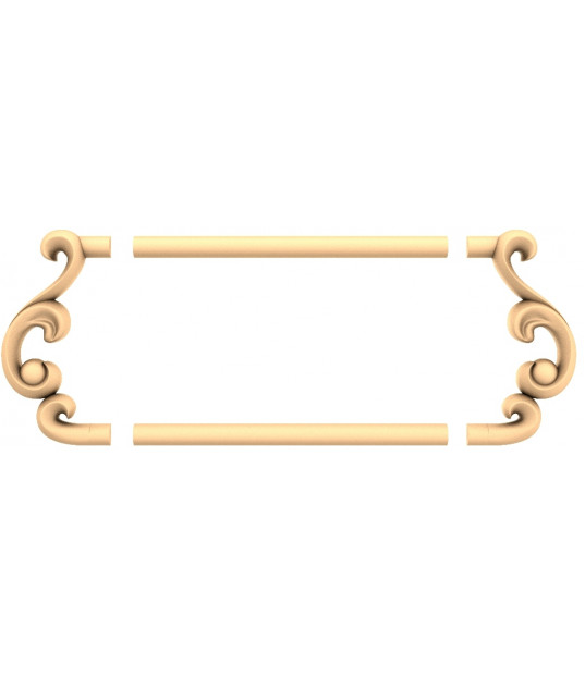 Ornamental Flourish Rectangle