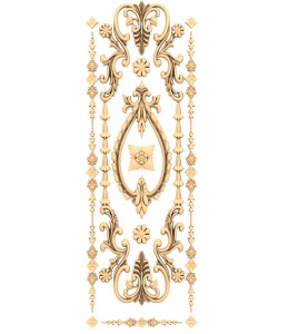 Baroque Elegance Decorative Panel