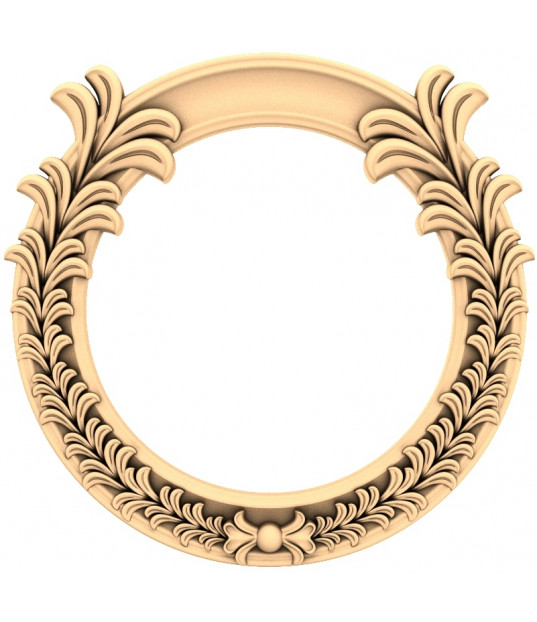 Renaissance Floral Ring Frame