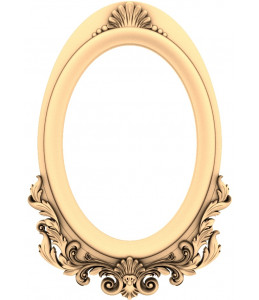 Ornate Oval Frame