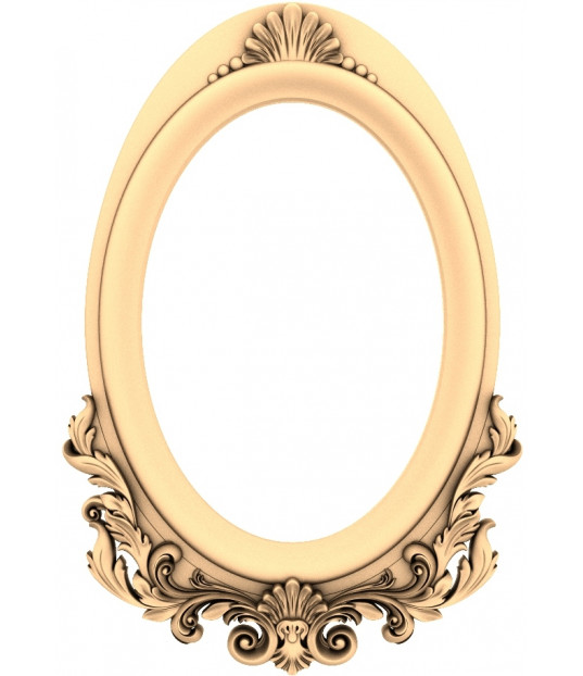 Ornate Oval Frame