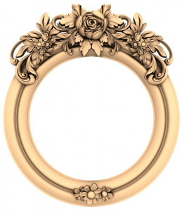 Floral Elegance Decorative Frame