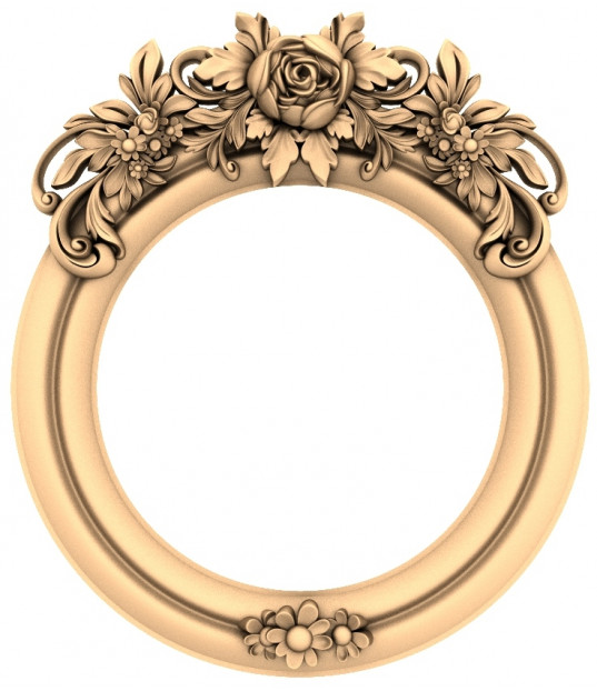 Floral Elegance Decorative Frame