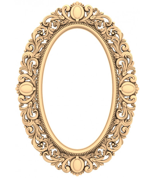 Baroque Oval Elegance