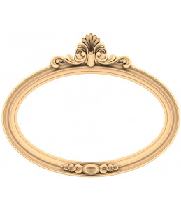 Elegant Oval Flourish