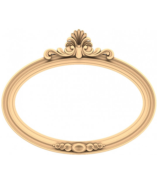 Elegant Oval Flourish