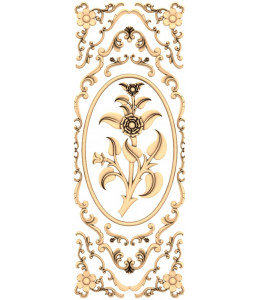Floral Elegance Relief