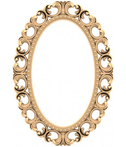 Ornate Elegance Oval Frame