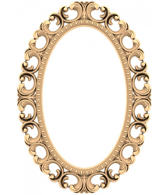 Ornate Elegance Oval Frame